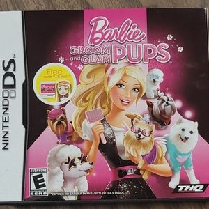 Nintendo DS Barbie Groom and Glam Pups Game
